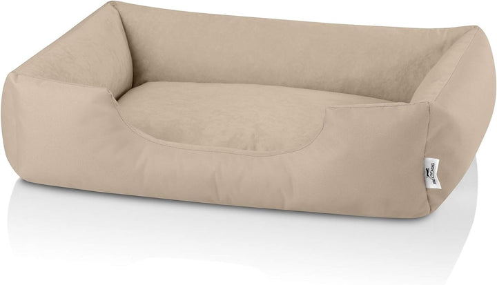 BedDog Hundebett Zara, Hundekissen mit abziehbaren waschbaren Bezug, Hundekorb, Hundesofa, für mitte