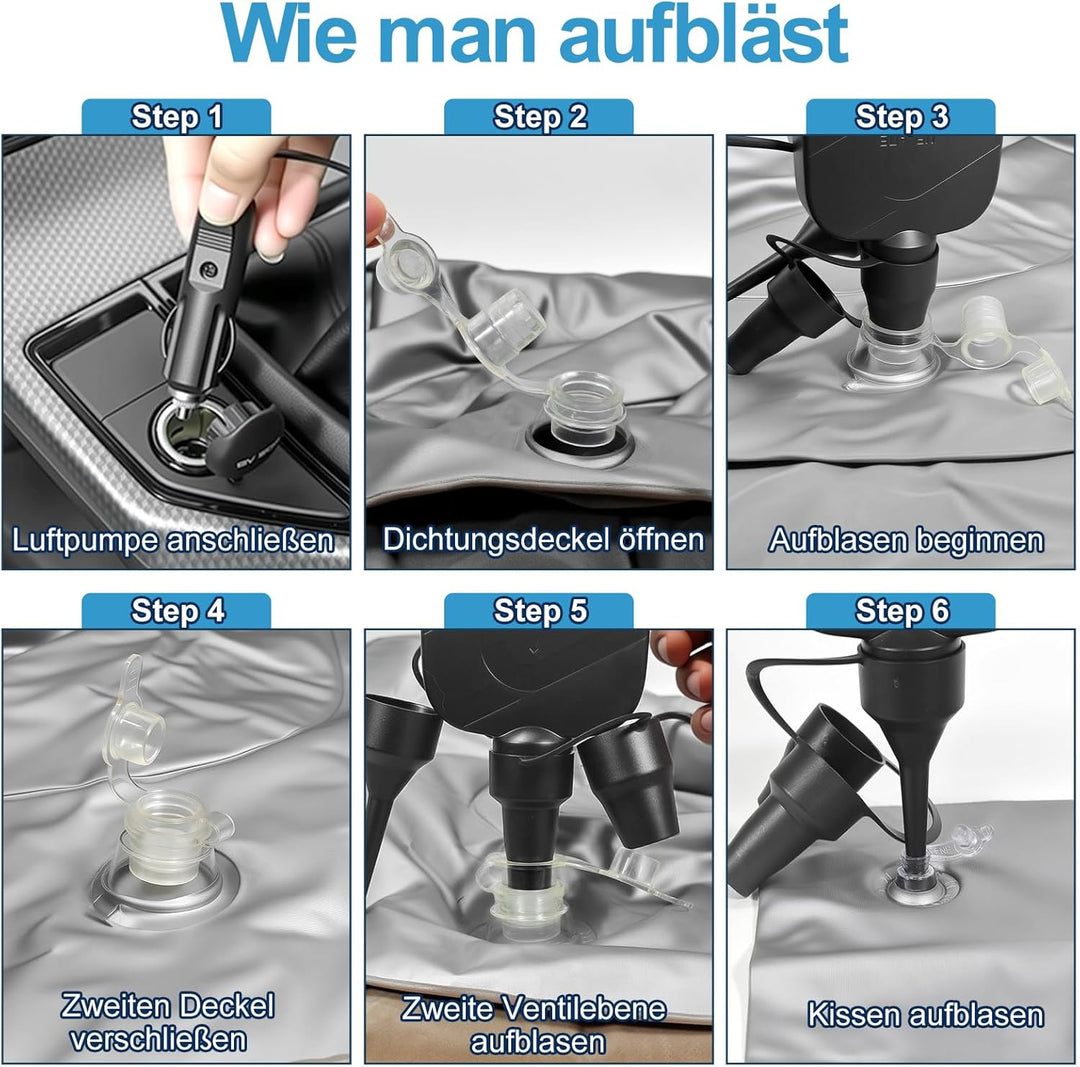 SUV Auto Matratze Luftmatratze, Aufblasbare Auto Luftmatratze für Kofferraum &amp; Rückbank, Luftbett Au