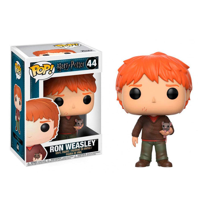 Funko Harry Potter: Ron with Scabbers, 14938, Brown, One Size