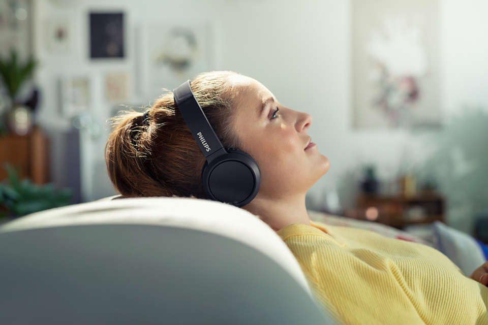 PHILIPS On Ear Kopfhörer H4205BK/00 mit Bass Boost-Taste (Bluetooth, 29 Stunden Wiedergabezeit, Schn
