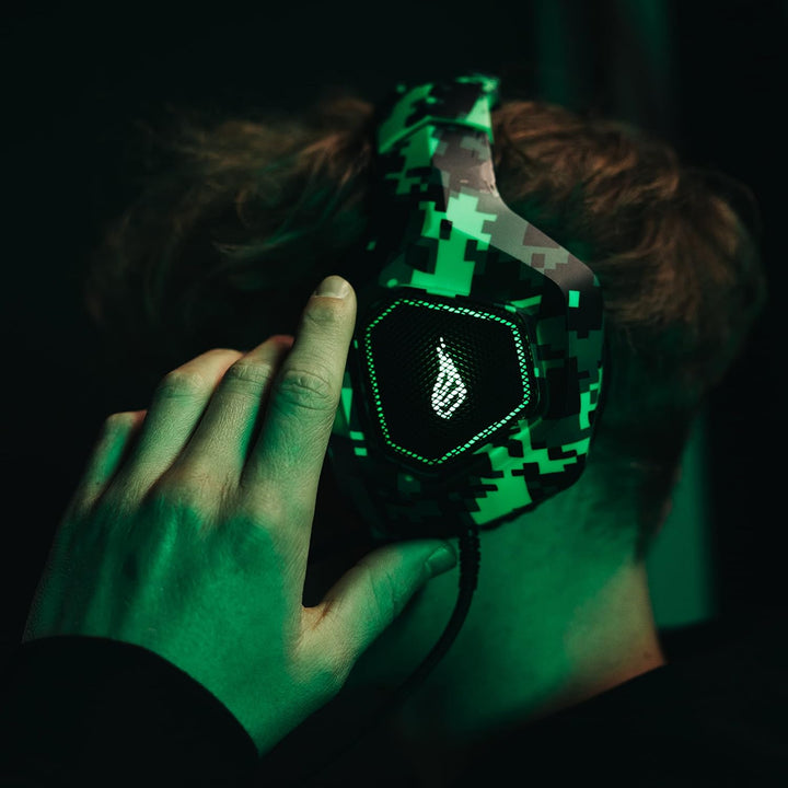 SureFire Skirmish Gaming Headset, Headset PC & Playstation & Xbox, Gaming Kopfhörer, 390g, mit Stere