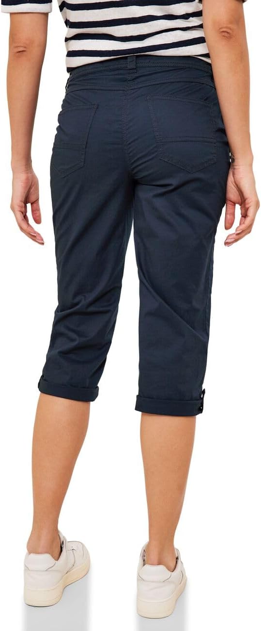 Cecil Damen 3/4 Sommerhose Casual 28W / 22L Deep Blue (Blau), 28W / 22L Deep Blue (Blau)