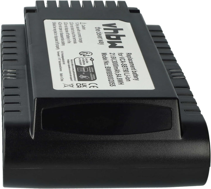 vhbw Akku kompatibel mit Samsung VS20T7536T5/EN, VS20T7538T5/SH, VS20T7562R5/EG Staubsauger Schwarz