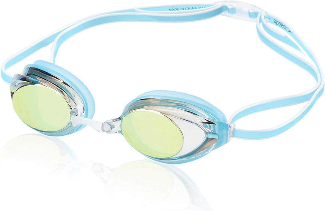 Speedo Damen verspiegelte Schwimmbrille Vanquisher 2.0 Blau Schwimmbrille verspiegelt Vanquisher 2.0