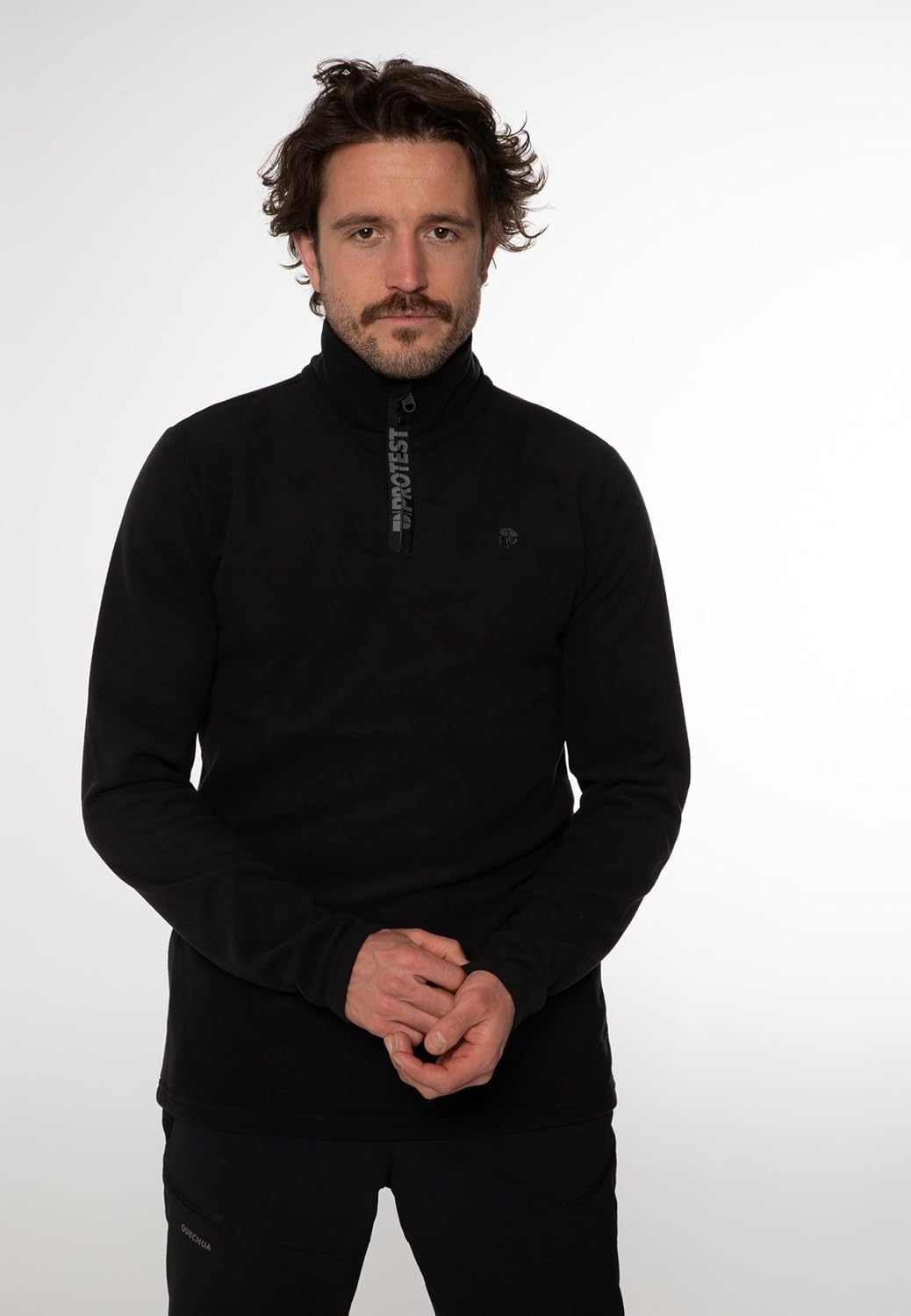 Protest Herren Perfekt fleece XS True Black, XS True Black