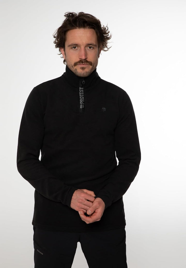 Protest Herren Perfekt fleece XS True Black, XS True Black