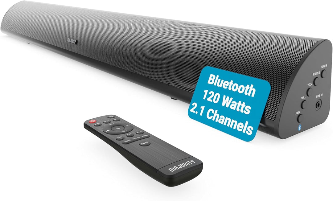 SineAudio Kabelgebundene und drahtlose 60W Bluetooth 5.0-TV-Stereolautsprecher Soundbar 32-Zoll-Heim