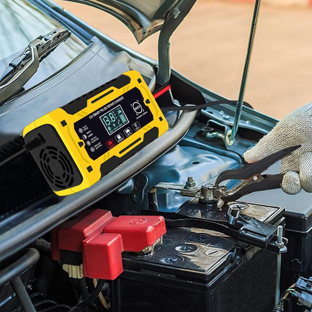 12-V-Batterieladegerät, 12-V-Batterieladegerät für Kraftfahrzeuge | Kfz-Ladegerät 6A 12V Batterielad