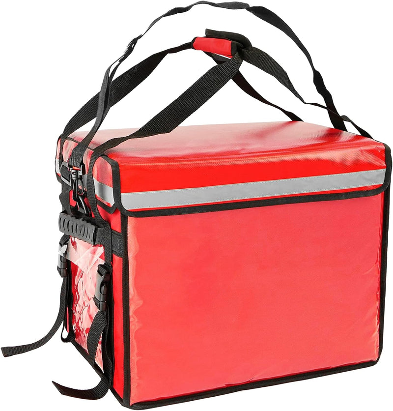 CityBAG - Isothermer Beutel 44 x 39 x 34 cm rot für Grillabende und Lieferung von Lebensmittelbestel