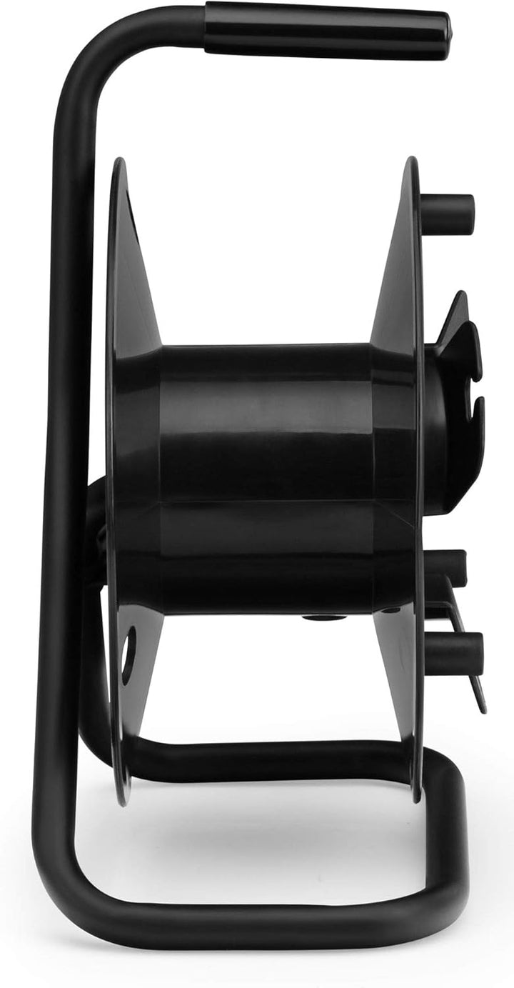 10x Pronomic KT-100 Kabeltrommel leer (Leertrommel für Kabel, Draht, Seil, Schlauch usw.) schwarz