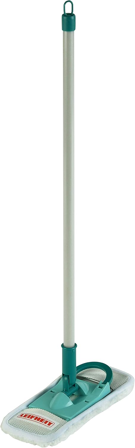 Theo Klein 6554 Leifheit Wischer I Kinder-Flachwischer mit abnehmbarem Wischaufsatz I Masse: 22 cm x
