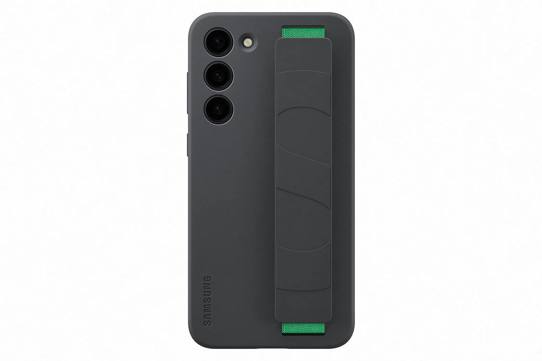 Samsung Silicone Grip Smartphone Case EF-GS916 für Galaxy S23+, Handy-Hülle, Fingerhalterung, Schlan
