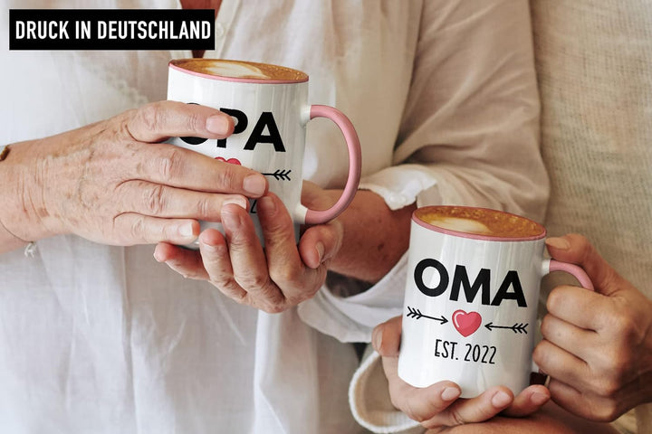 Trendation - Ihr werdet Oma und Opa 2022 Geschenk Schwangerschaft Verkünden Überraschung Baby Du Wir