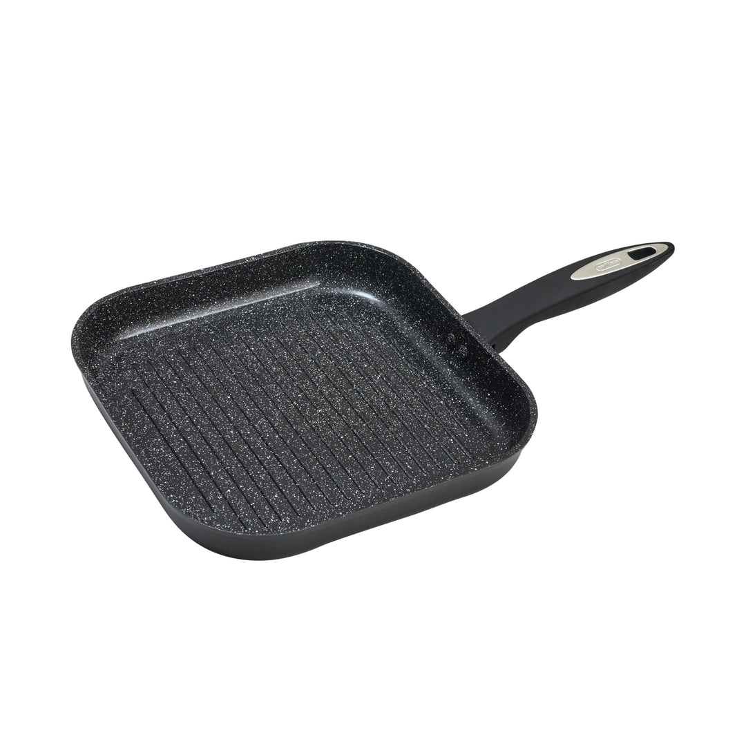 Zyliss Ultimate Keramik Grillpfanne Induktion 26x26 cm, Antihaft Gerillt Steakpfanne, Backofenfest,