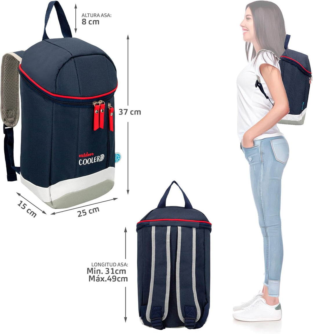 Aktive 80730 - Thermorucksack 9 Liter