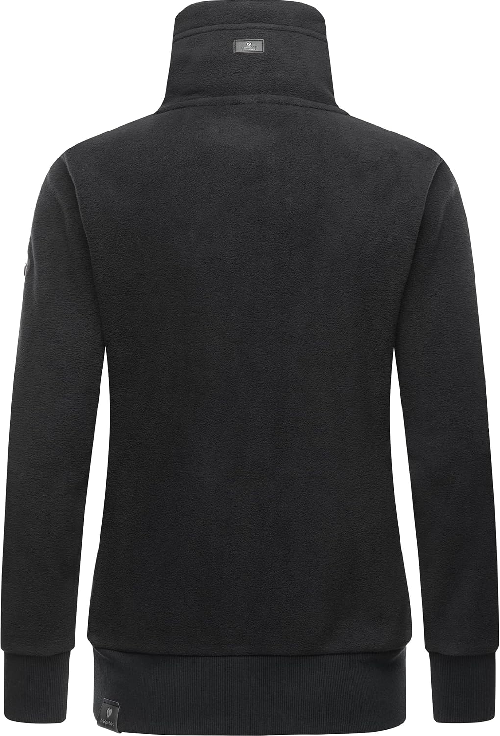 Ragwear Damen Zip-Hoodie Kapuzenjacke Sweatjacke Rylie Fleece Zip Solid XS-XXL M Schwarz, M Schwarz