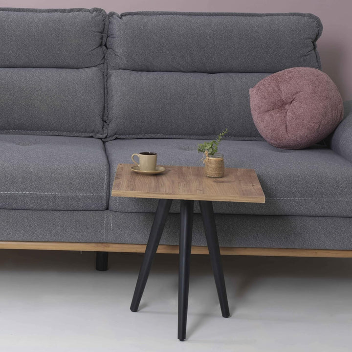[en.casa] Couchtisch Ballerup 50 x 45 x 45 cm Beistelltisch Wohnzimmertisch Sofatisch quadratisch Sc