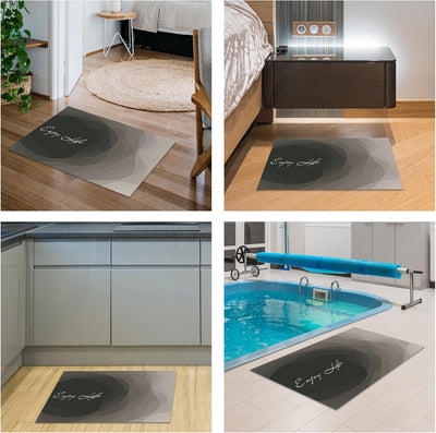 YeahBoom Super Absorbierende Bodenmatte,60 * 90cm Schmutzabweisend Bodenmatte Für Bad,rutschfest Küc