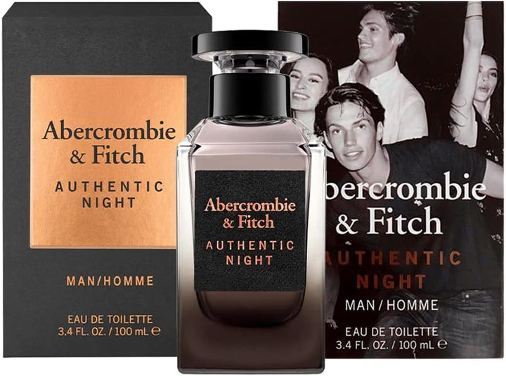 BACK IN STOCK: Abercrombie &amp; Fitch Authentic Night Man 100 ml Eau de toilette Spray