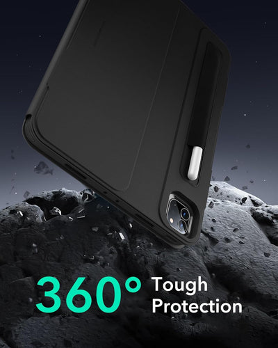 ESR für iPad Pro 12.9 Hülle 2022/2021, iPad Pro 12,9 Zoll Case, abnehmbare magnetische Abdeckung, Ve