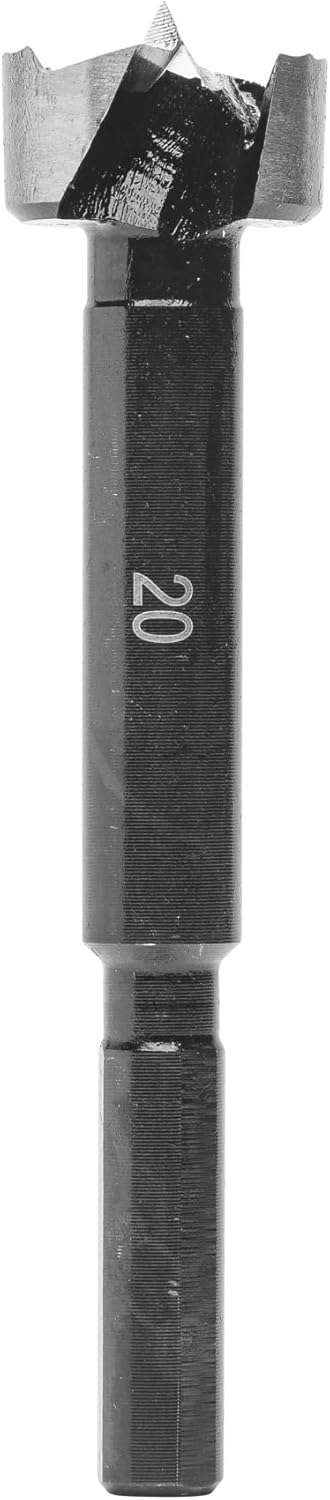 ENT 40020 Forstnerbohrer "Wave Cutter" Durchmesser (D) 20 mm, NL 60 mm, GL 90 mm, S 8 mm, SL 30 mm D