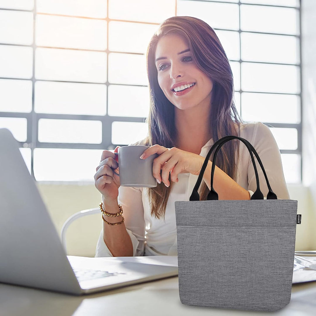 AOSBOS Kühltasche Klein Leicht Lunch Tasche Isoliertasche zur Arbeit Schule Faltbar Wasserdicht Reis