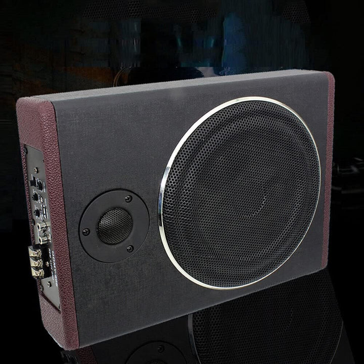 Subwoofer Flach Car Aktiv Bass Lautsprecher, Auto Ultra-Kompaktes aktives Set Unter Sitz Aktiv, mit