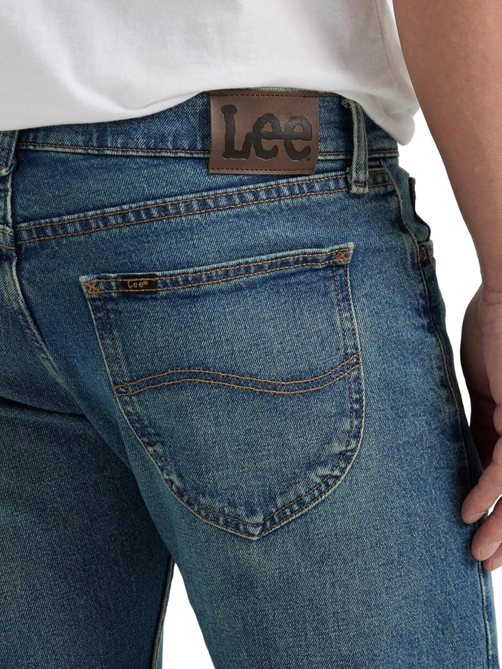 Lee Men's Legendary Slim Straight Leg Jean, Fuel, 38W x 36L
