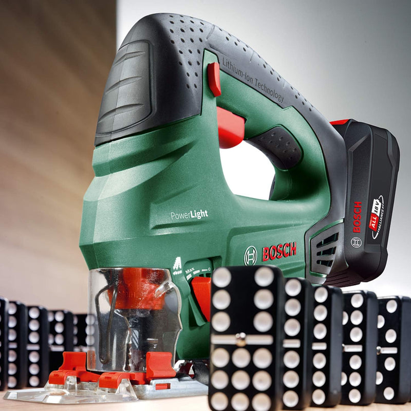 Bosch Akku Stichsäge PST 18 LI (1 Akku, 18 Volt System, im Koffer) PST 18 LI I 1 Akku I im