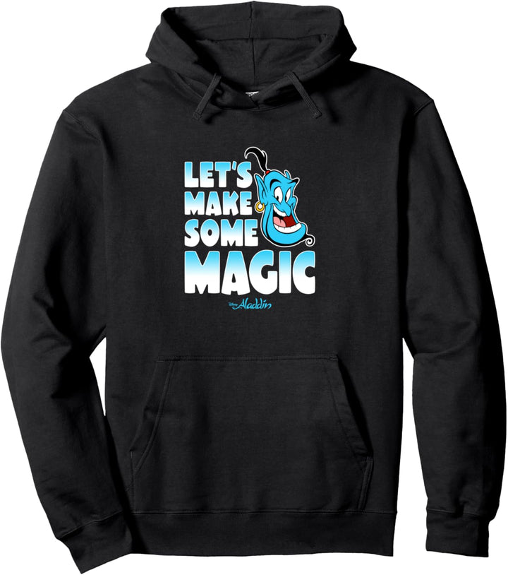 Disney Aladdin Genie Let's Make Some Magic Gradient Text Pullover Hoodie