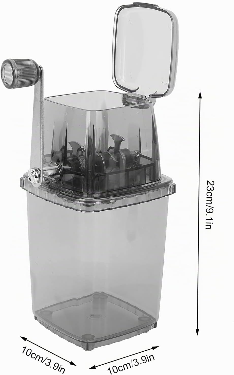 Boilie Eisbrecher, 1,2 L Kapazität, Ergonomischer Griff, ohne Strom, Ice Crusher für Küchen, Bars, C