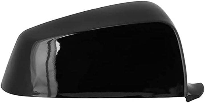 Riloer 1 Paar Auto-Rückspiegelkappen Türseitenspiegelabdeckungen passend für BMW 5er E60 E61 F10 F11