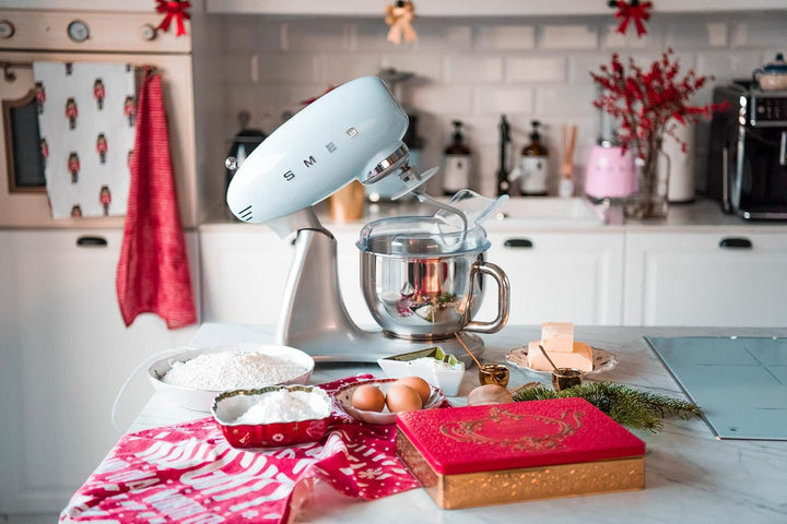 SMEG - Robot Cozinha SMF02PBEU, Pastellblau Single, Single