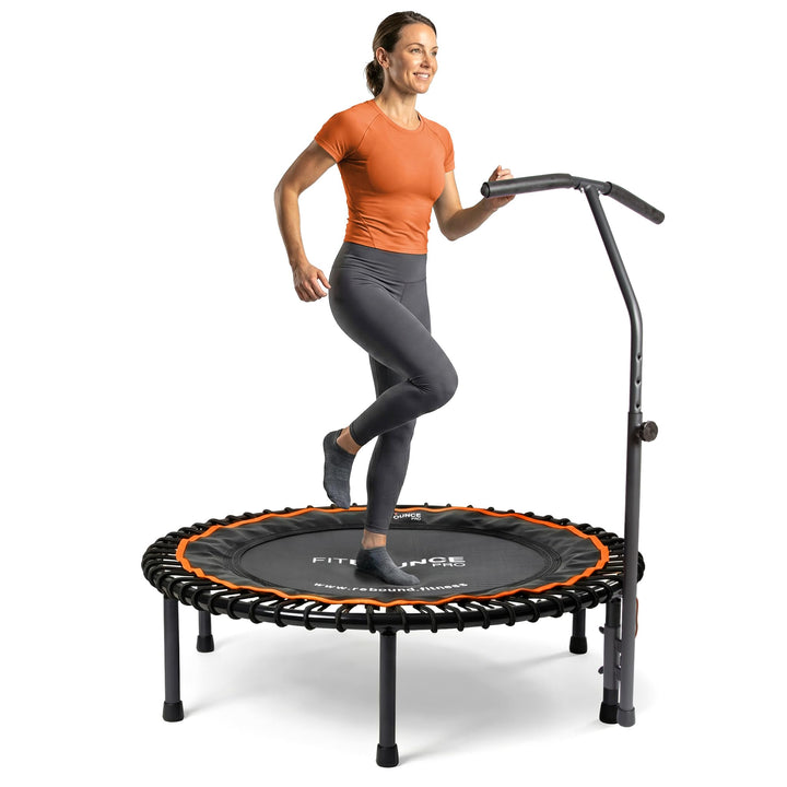 MXL Fit Bounce Pro Bungee-Rebounder mit T-Griff – Premium-Indoor-Mini-Trampolin für Erwachsene und K