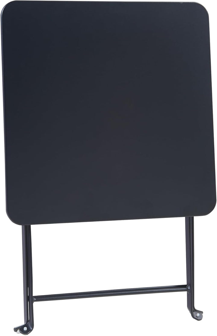 [en.casa] Campingtisch Vegårshei Klapptisch Gartentisch Stahl klappbar quadratisch Outdoor-Tisch fal