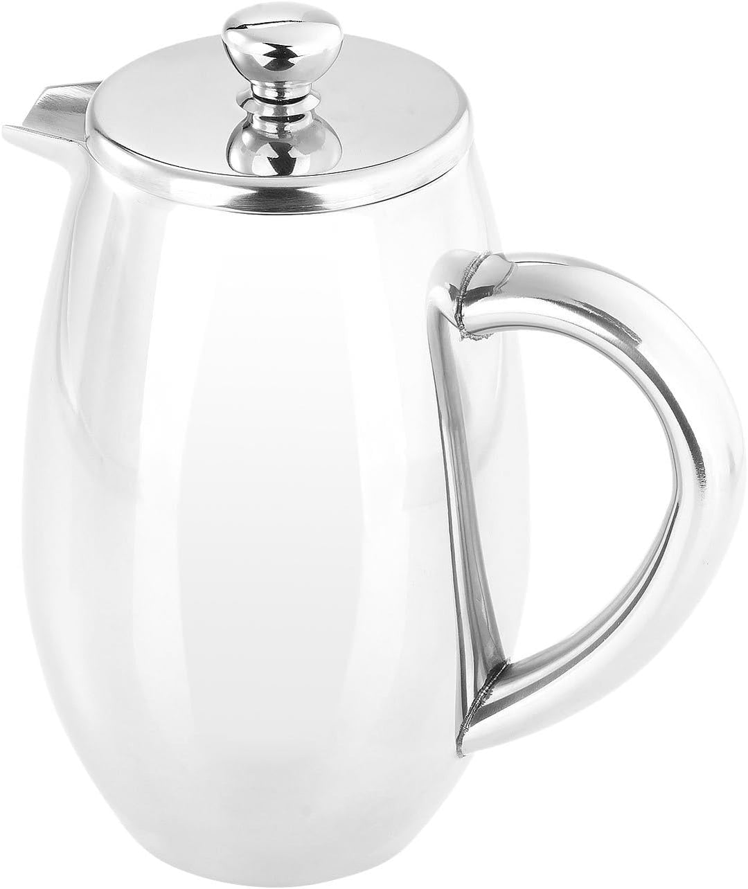 Rosenstein & Söhne French Press Thermos: Thermo-Kaffeebereiter, French-Press, Edelstahl, doppelwandi