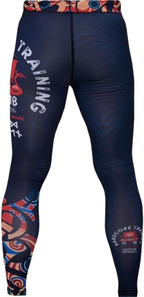 Hardcore Training Herren Compression Pants Kompressionshose Leggings Sportkleidung Grappling MMA Kam