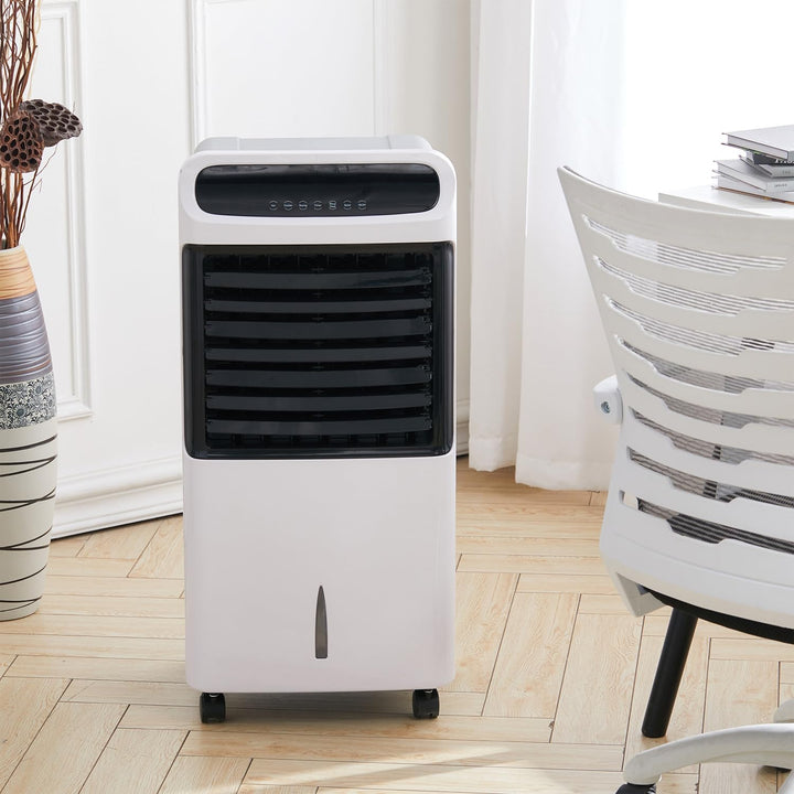 Tragbare Klimaanlage 3-in-1 80/2000 W: Heizung und Kühlung, Luftentfeuchter, einfach zu bewegen – id