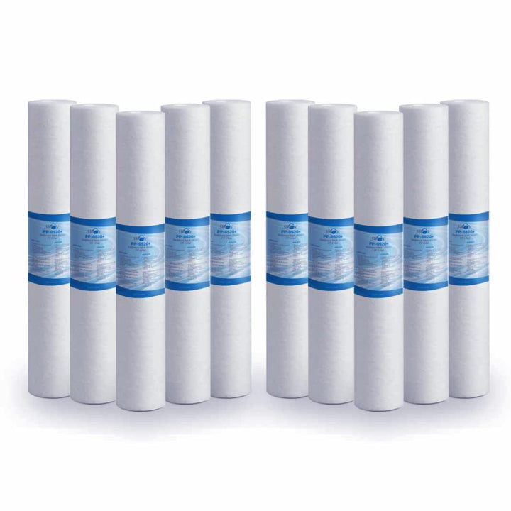 Sedimentfilter 20 Zoll 5 Mikron Ultrafiltration Schwan. Entfernt Sand, Schlamm, Rostpartikel und hän