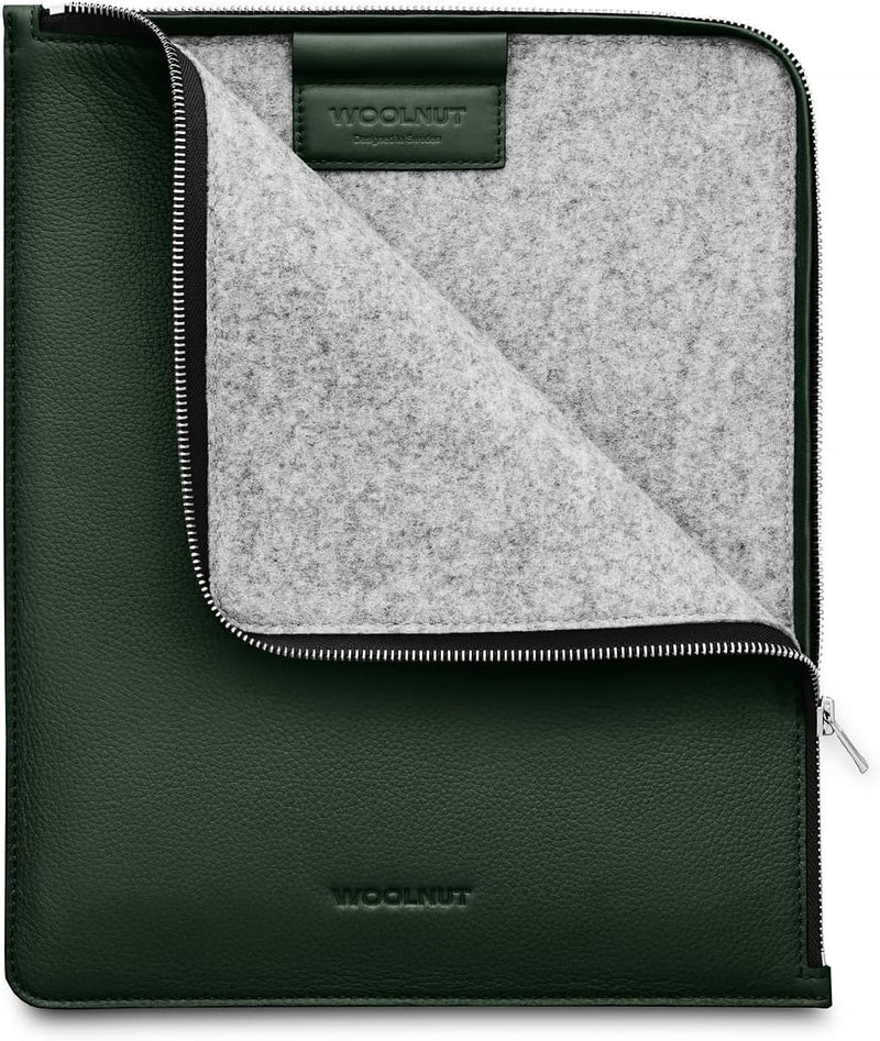 Woolnut Leder Folio Case Hülle Tasche für iPad Pro 12.9 Zoll - Grün 12.9-inch iPad Pro Grün, 12.9-in