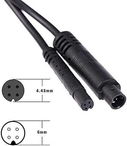REDTIGER 50Feet Rückfahrkamera Ersatz längeres Kabel für Dash Cam (4 pin,2.5mm) 50Ft, 50Ft