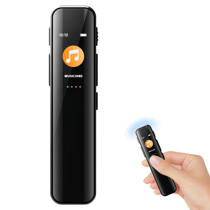 Diktiergerät Mini 64GB, Aufnahmegerät, Digitales Diktiergerät Mit Rauschunterdrückung, Audio Recorde