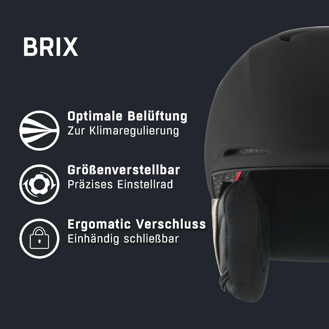 ALPINA BRIX black matt 55-59, black matt 55-59