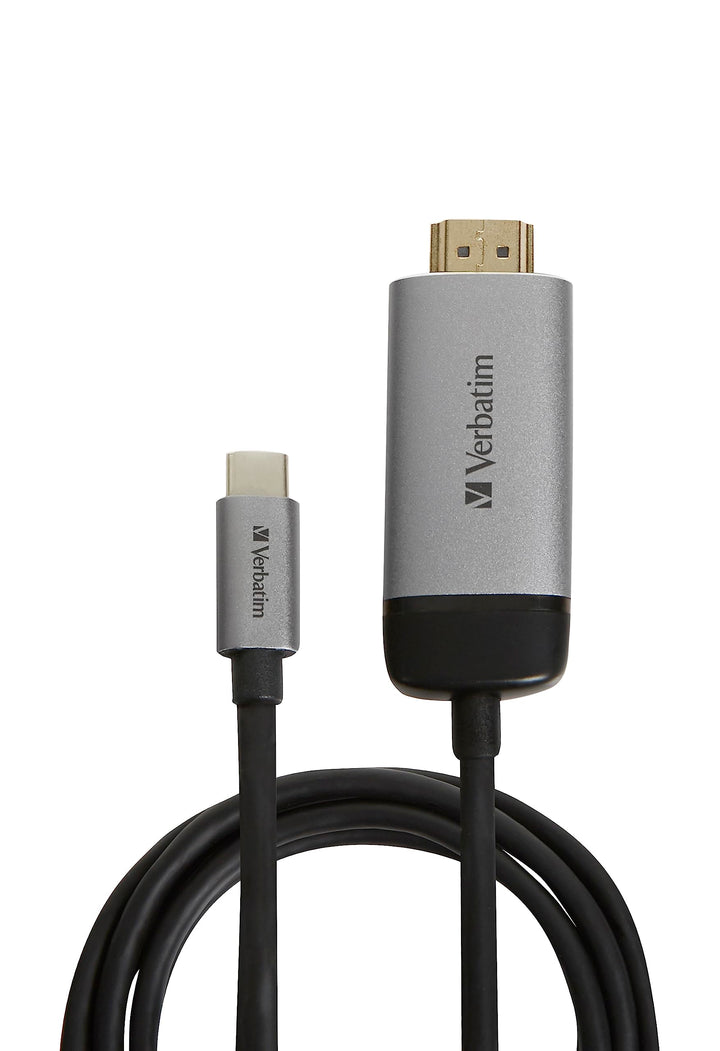 Verbatim USB-C™ auf HDMI 4K Adapter - Für den Anschluss von USB-C- oder Thunderbolt 3-fähigen Laptop