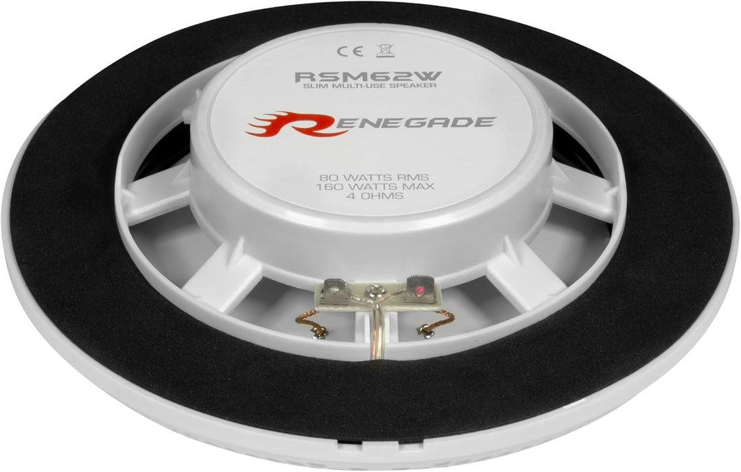 Renegade RSM62W 2-Wege Einbau-Lautsprecher 200W Inhalt: 1St.
