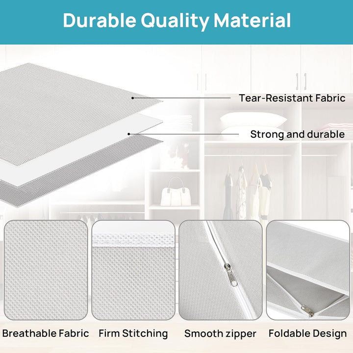 Vtopmart 12 Pack Kleiderschrank Organizer, Faltbare Schrank Organizer Kleiderschrank, Aufbewahrungsb