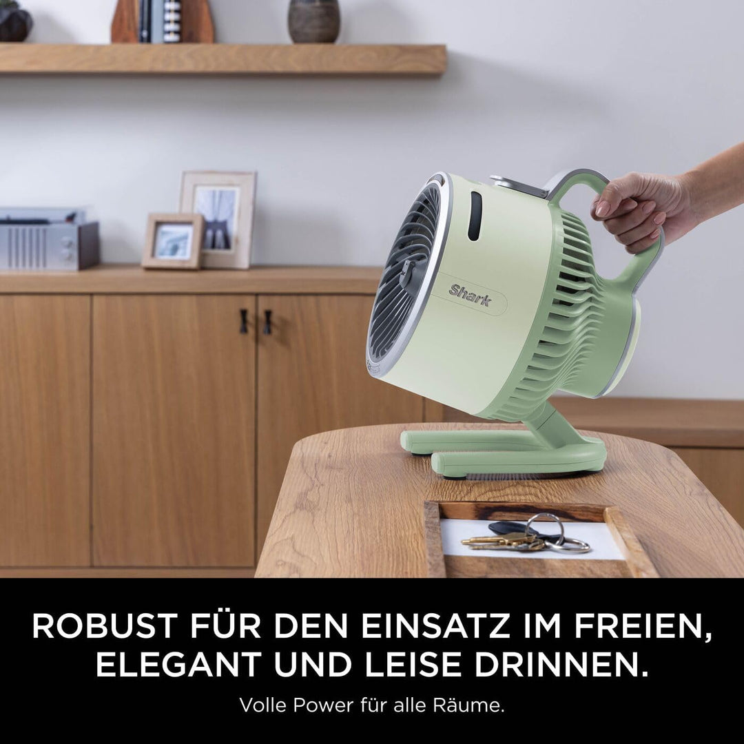 Shark FlexBreeze HydroGo Starker Ventilator mit Sprühnebel, Kühlung für drinnen & draussen, leise &