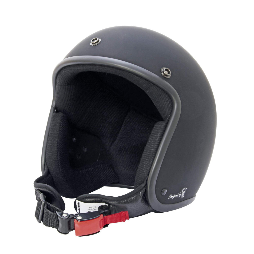 Bores Bogo 3 Jethelm Designed by Gensler, CE-EN1077 Sportprüfung Ohne ECE, Schwarz-Matt, Grösse XS,