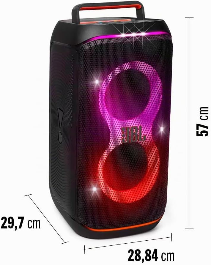 JBL, PartyBox Club 120 Bluetooth-Lautsprecher, Lichtshow, spritzwassergeschützt, 160 W RMS