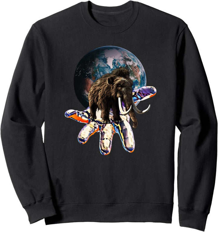 Mammoth Primeval prähistorische Mammutten Sweatshirt